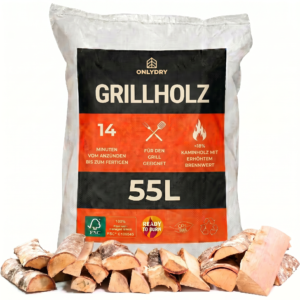 Grillholz 55L